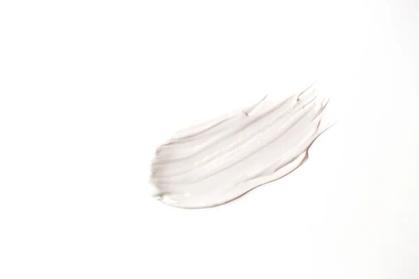 Kozmetik yüz kremi, beyaz arka planda izole maske — Stok fotoğraf