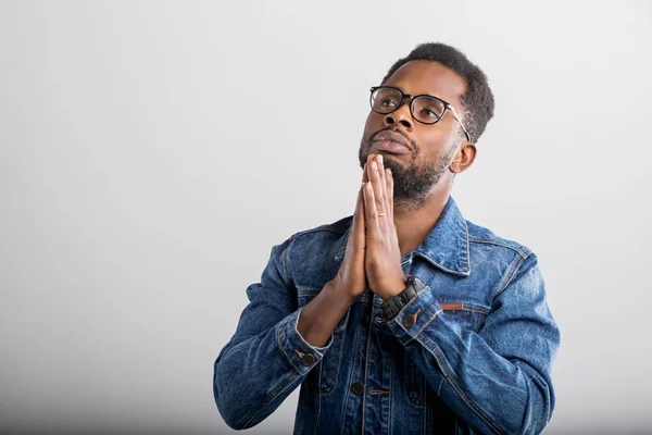 Portrait of African American male in studio