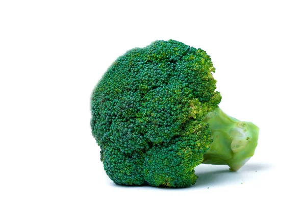 Broccoli isolati su fondo bianco — Foto Stock