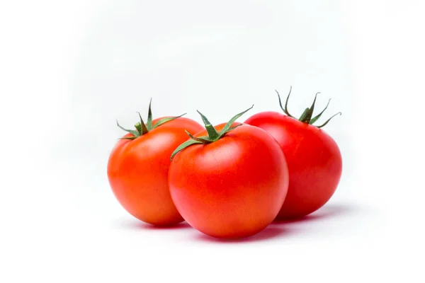 Pomidor w na białym tle — Zdjęcie stockowe