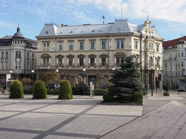 Bielsko Biala Poland December 2018 Historical Buildings Main Square European — Stockfoto