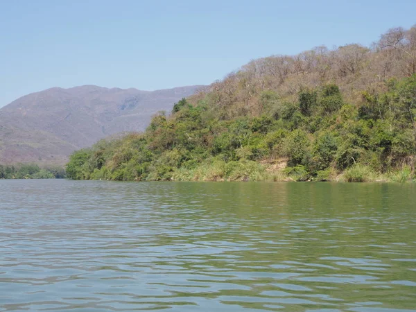 Beautiful Wild Slope Sumidero Canyon Grijalva River Landscapes Chiapas State — Foto de Stock
