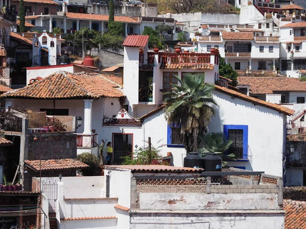 Taxco Mexico North America March 2018 View Housing Estate Cityscape — Foto de Stock