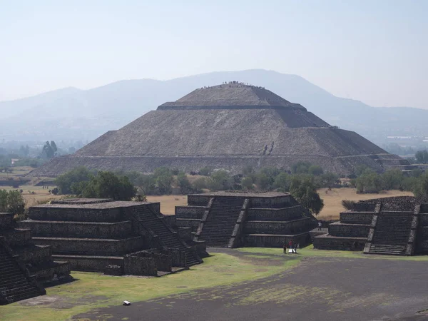 Great Pyramid Sun Avenue Dead Teotihuacan Ruins Capital Mexico City — 图库照片