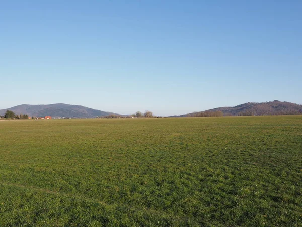 Fantastische schlesische Beskiden in der Stadt Bielsko-Biala, Polen — Stockfoto