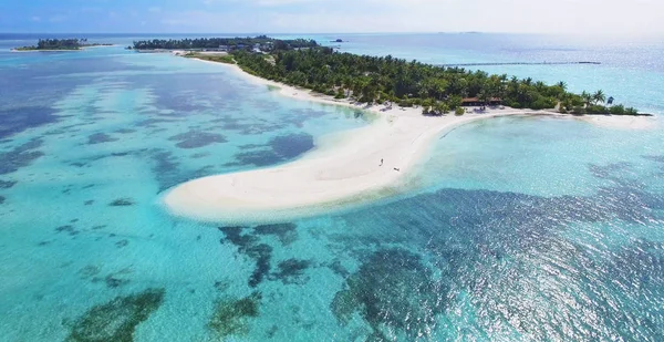 Vacker Utsikt Över Tropisk Blå Ocean Vatten — Stockfoto