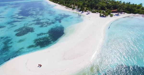 Malerischer Blick Auf Tropische Insel Blauem Ozeanwasser — Stockfoto