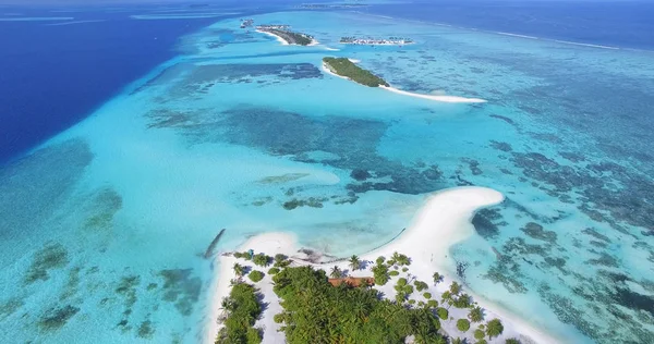 Vacker Utsikt Över Tropisk Blå Ocean Vatten — Stockfoto