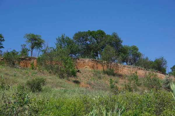 Collines Sur Côte Mer Noire Dans Région Odessa — Photo