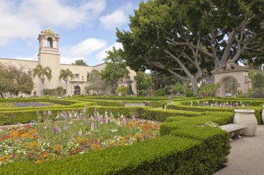 San Diego California Balboa parkında bir ziyaret zevk insanlar.