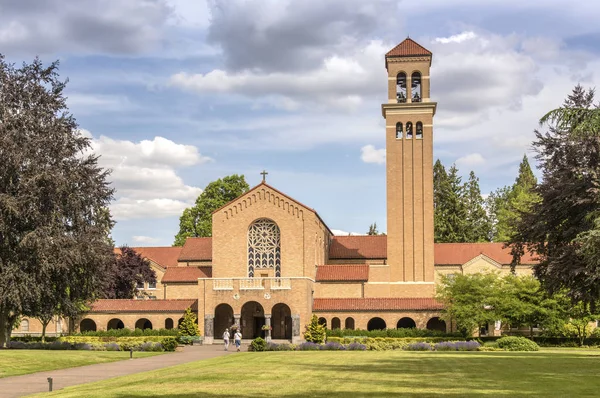 Angyal Apátság Szent Benedek Oregon — Stock Fotó