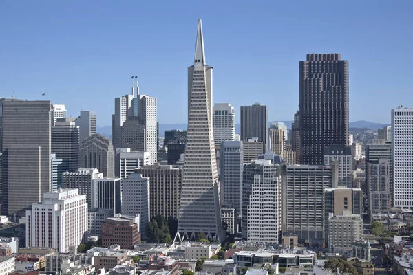 San Francisco Skyline Omgeving Redsidential — Stockfoto