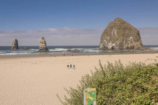 Labor Day Weekend Września 2018 Canon Plaży Oregon — Zdjęcie stockowe