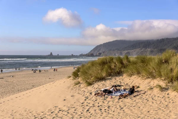 Labor Day Weekend September 2Nd 2018 Canon Beach Oregon — Stock Photo, Image