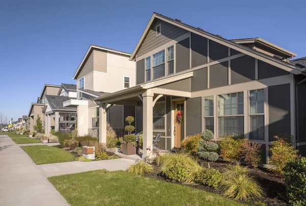 Rangée Maisons Dans Quartier Wilsonville Oregon — Photo