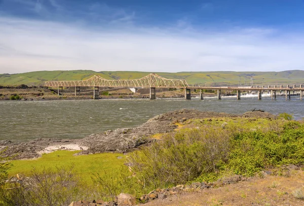 Міст в штаті Dlles штату Орегон. — стокове фото