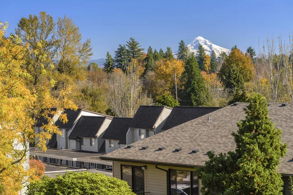 Herfst kleuren in een buurt Oregon. — Stockfoto