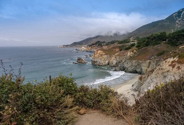 ビッグサー カリフォルニア海岸と太平洋 California — ストック写真