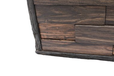 Ahşap izole arka plan dokusu, farklı adet bileşik ağaç