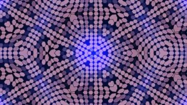 Fraktal mavi sürekli değişen arka plan. Fraktal tasarımı ile arka plan hareket. Disko spektrum ışık konser spot ampul