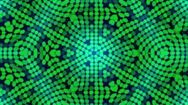 Fraktal mavi sürekli değişen arka plan. Fraktal tasarımı ile arka plan hareket. Disko spektrum ışık konser spot ampul