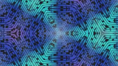 Fraktal mavi sürekli değişen arka plan. Fraktal tasarımı ile arka plan hareket. Disko spektrum ışık konser spot ampul