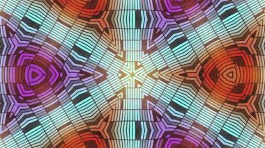 Fraktal mavi sürekli değişen arka plan. Fraktal tasarımı ile arka plan hareket. Disko spektrum ışık konser spot ampul