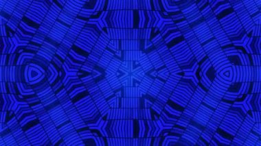 Fraktal mavi sürekli değişen arka plan. Fraktal tasarımı ile arka plan hareket. Disko spektrum ışık konser spot ampul