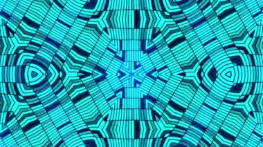 Fraktal mavi sürekli değişen arka plan. Fraktal tasarımı ile arka plan hareket. Disko spektrum ışık konser spot ampul