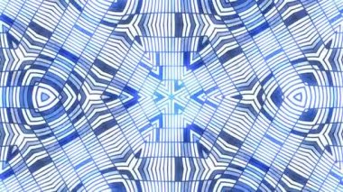 Fraktal mavi sürekli değişen arka plan. Fraktal tasarımı ile arka plan hareket. Disko spektrum ışık konser spot ampul