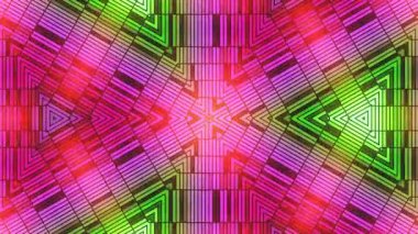 Fraktal mavi sürekli değişen arka plan. Fraktal tasarımı ile arka plan hareket. Disko spektrum ışık konser spot ampul