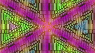 Fraktal mavi sürekli değişen arka plan. Fraktal tasarımı ile arka plan hareket. Disko spektrum ışık konser spot ampul