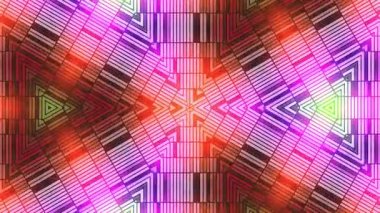 Fraktal mavi sürekli değişen arka plan. Fraktal tasarımı ile arka plan hareket. Disko spektrum ışık konser spot ampul