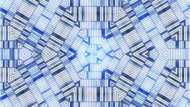 Fraktal mavi sürekli değişen arka plan. Fraktal tasarımı ile arka plan hareket. Disko spektrum ışık konser spot ampul