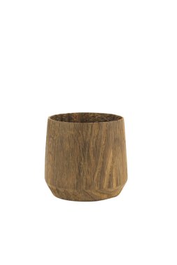 ahşap el sanatları kupa, kase, kaşık, kaşık toz beyaz arka plan üzerinde.