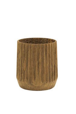 ahşap el sanatları kupa, kase, kaşık, kaşık toz beyaz arka plan üzerinde.