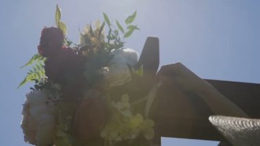 Çıkış kayıt taze çiçekler ile kayıt