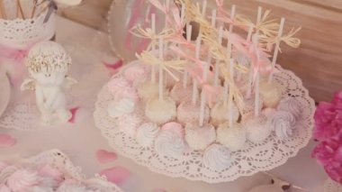 kek. Şeker çubuğu düğün, şeker büfe.