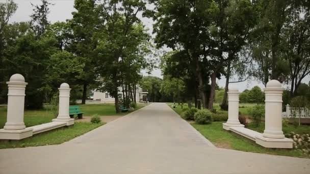 都市公園への入り口 — ストック動画