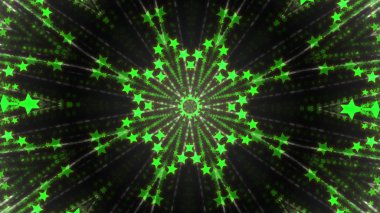 Soyut kaleydoskop arka plan parlak ayrıntıları ve elemanları