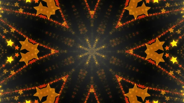 Abstrakta Kalejdoskop bakgrund med ljusa detaljer och element — Stockfoto