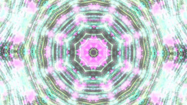 Abstrakter Kaleidoskop-Hintergrund mit hellen Details und Elementen — Stockfoto