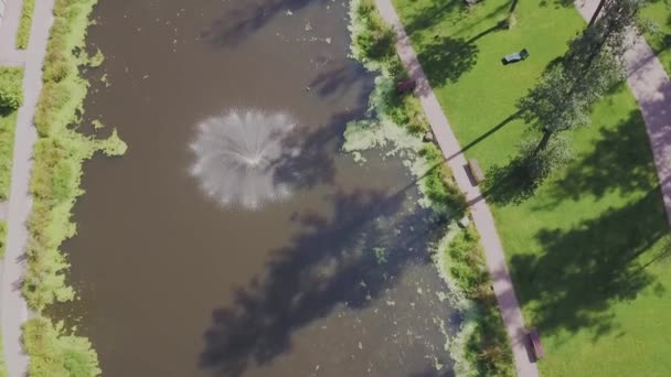 Drone Beelden Luchtfoto Vlucht Herfst Bergen Met Bossen Weiden Heuvels — Stockvideo