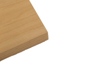 Mutfak, mobilya, önden görünüm eğimli radyal cephe. Beyaz arka plan üzerinde izole mutfak cephe.