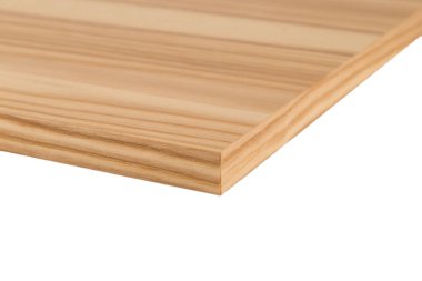 Mutfak, mobilya, önden görünüm eğimli radyal cephe. Beyaz arka plan üzerinde izole mutfak cephe.