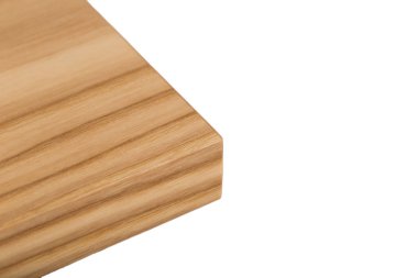 Mutfak, mobilya, önden görünüm eğimli radyal cephe. Beyaz arka plan üzerinde izole mutfak cephe.