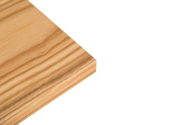 Mutfak, mobilya, önden görünüm eğimli radyal cephe. Beyaz arka plan üzerinde izole mutfak cephe.