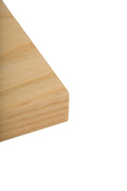 Mutfak, mobilya, önden görünüm eğimli radyal cephe. Beyaz arka plan üzerinde izole mutfak cephe.