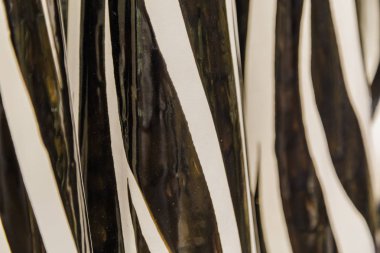 Siyah ve beyaz, arka plan vazo soyut vazolar.