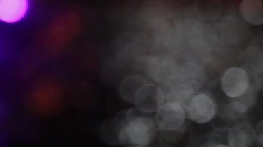 Kameranın renk değişikliği ışık hareketi ile renk bokeh.